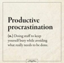 Productive Procrastination